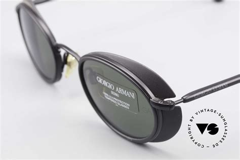 giorgio armani sunglasses side shields gray